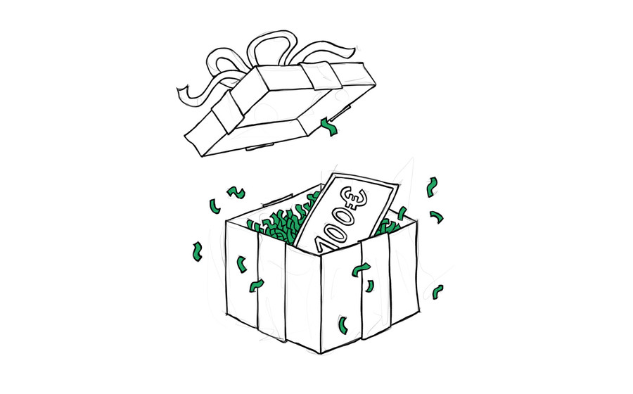 Daumen drücken und gewinnen